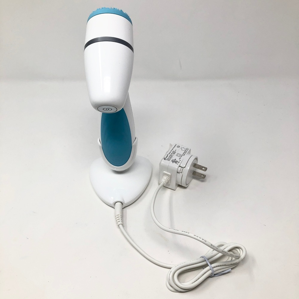 Nu Skin ageLOC LumiSpa Facial Cleansing Device White Blue with Charging Base - Picture 2 of 11